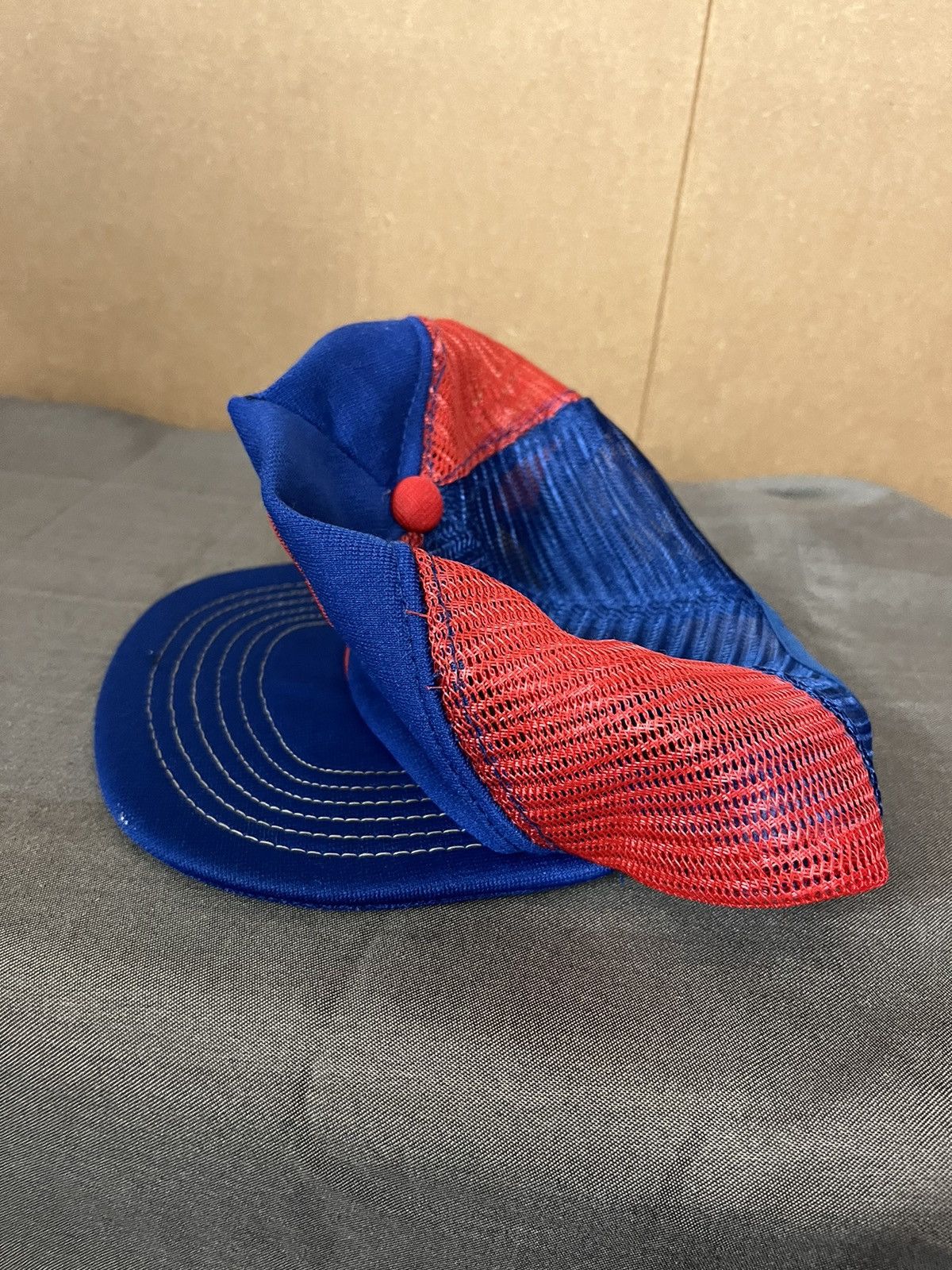 Vintage Vintage 80s El Rio Grande Puff Print Trucker Hat Snapback Size ONE SIZE - 3 Thumbnail