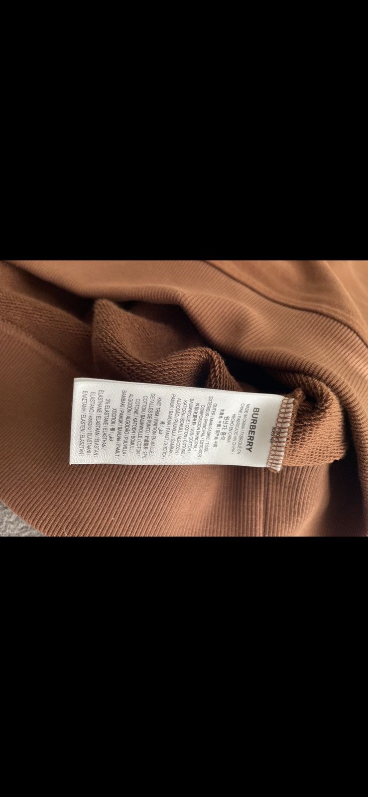 Burberry 500$ Burberry Logo Hoodie "Dark Birch" Size US XXL / EU 58 / 5 - 6 Thumbnail