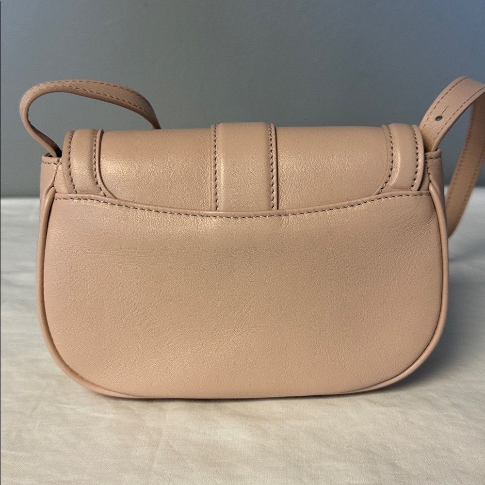 Alexander McQueen McQueen Mini T-Bar Leather Shoulder Crossbody Bag – Blush P Size ONE SIZE - 4 Thumbnail