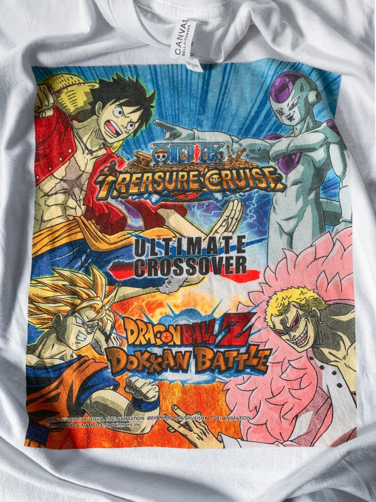 Anime L One Piece Treasure Cruise x DBZ Dokkan Game Collab Promo Size US L / EU 52-54 / 3 - 1 Thumbnail