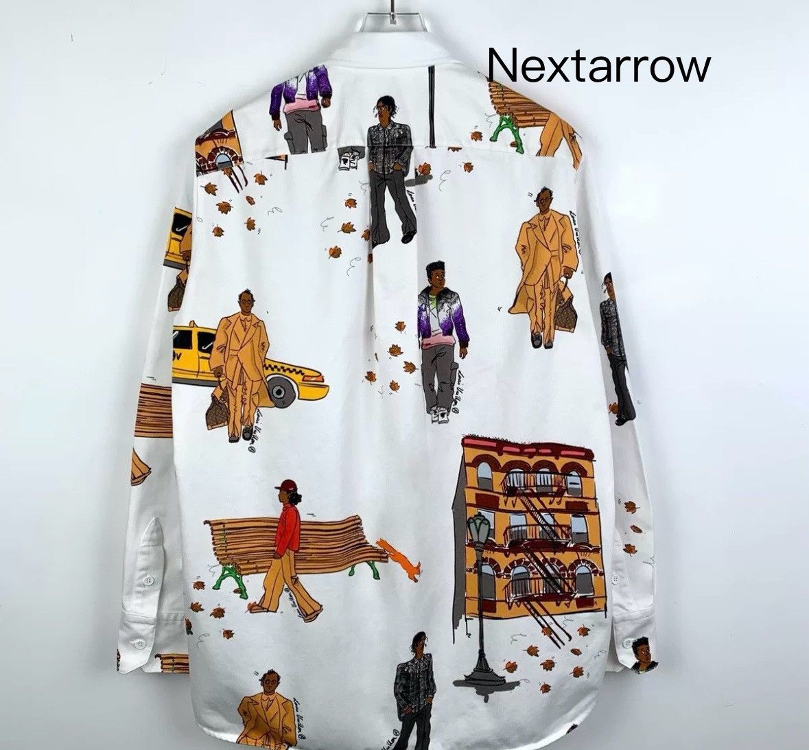 Louis Vuitton Louis Vuitton LV logo cartoon white cotton shirt jacket Size US S / EU 44-46 / 1 - 2 Thumbnail