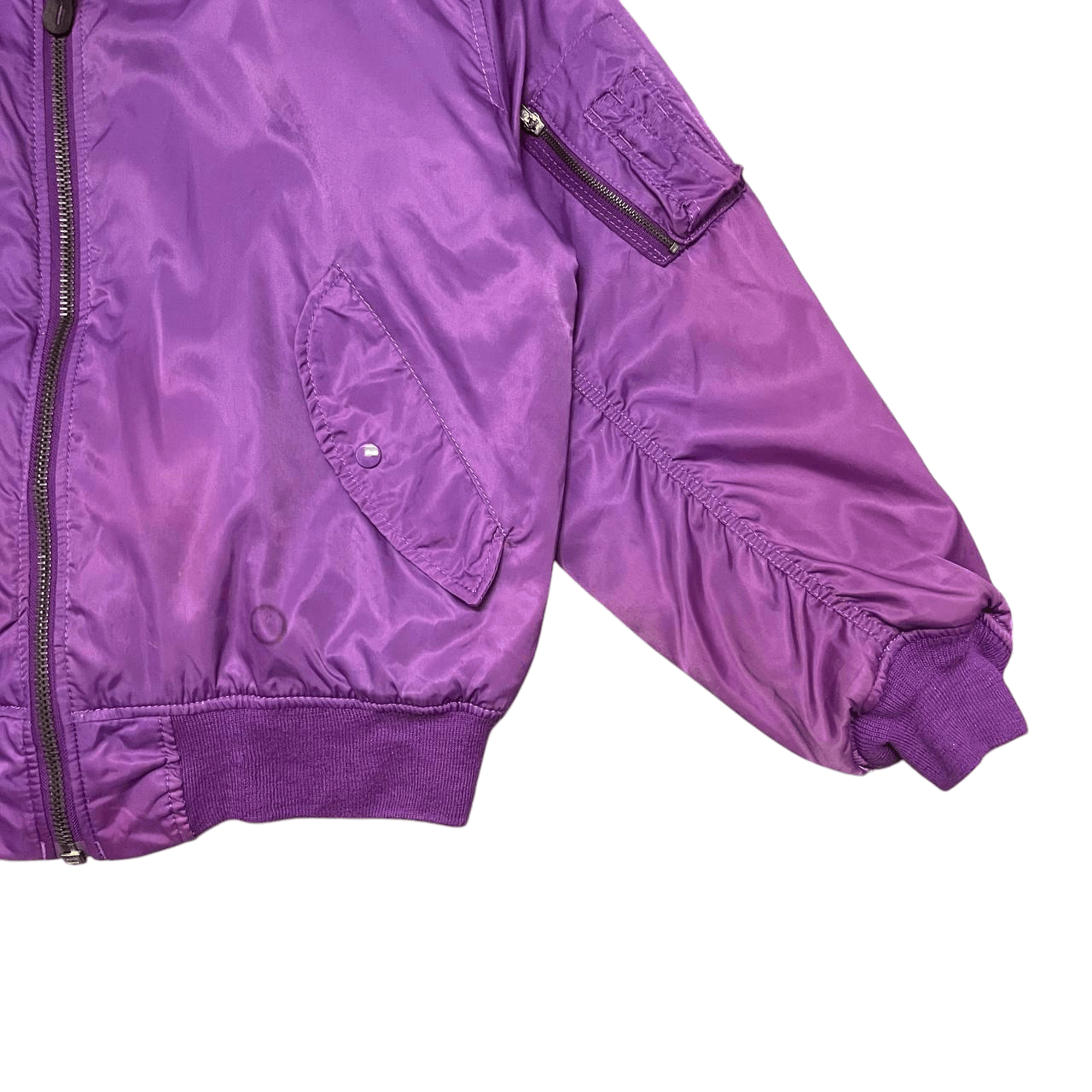 Japanese Brand 🟣 Rare Japanese Brand Bomber Jacket Vintage Size US L / EU 52-54 / 3 - 4 Thumbnail
