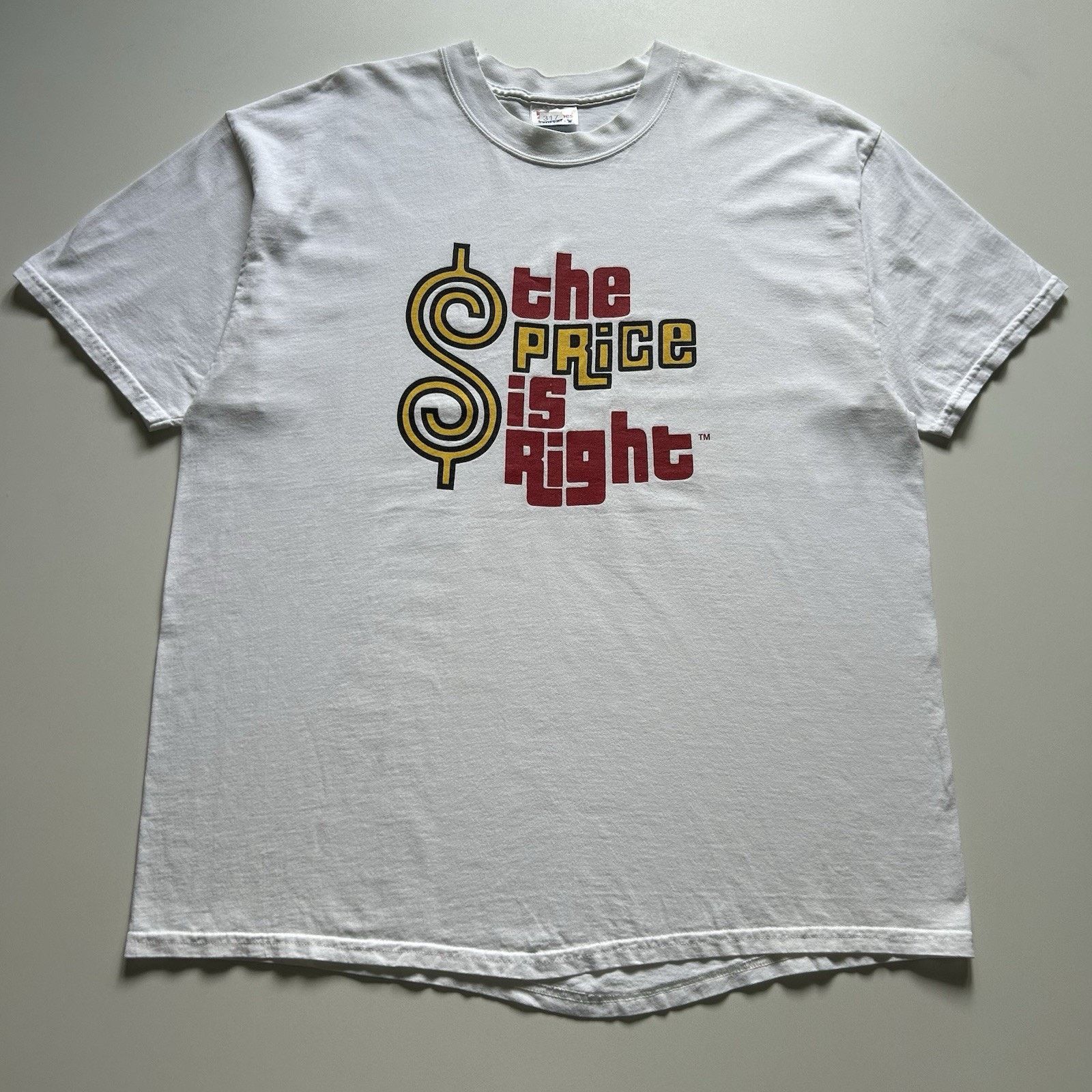 Hanes Vintage 90s The Price Is Right T Shirt XL Hanes Promo Rare