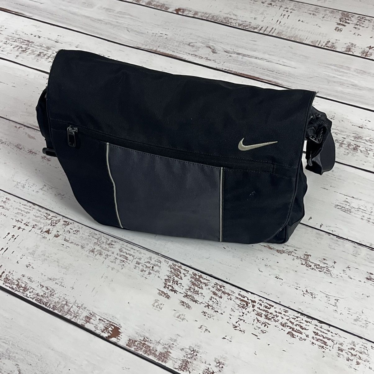 Nike × Vintage Nike Vintage Crossbody Cordura Bag Messenger Size ONE SIZE - 9 Thumbnail