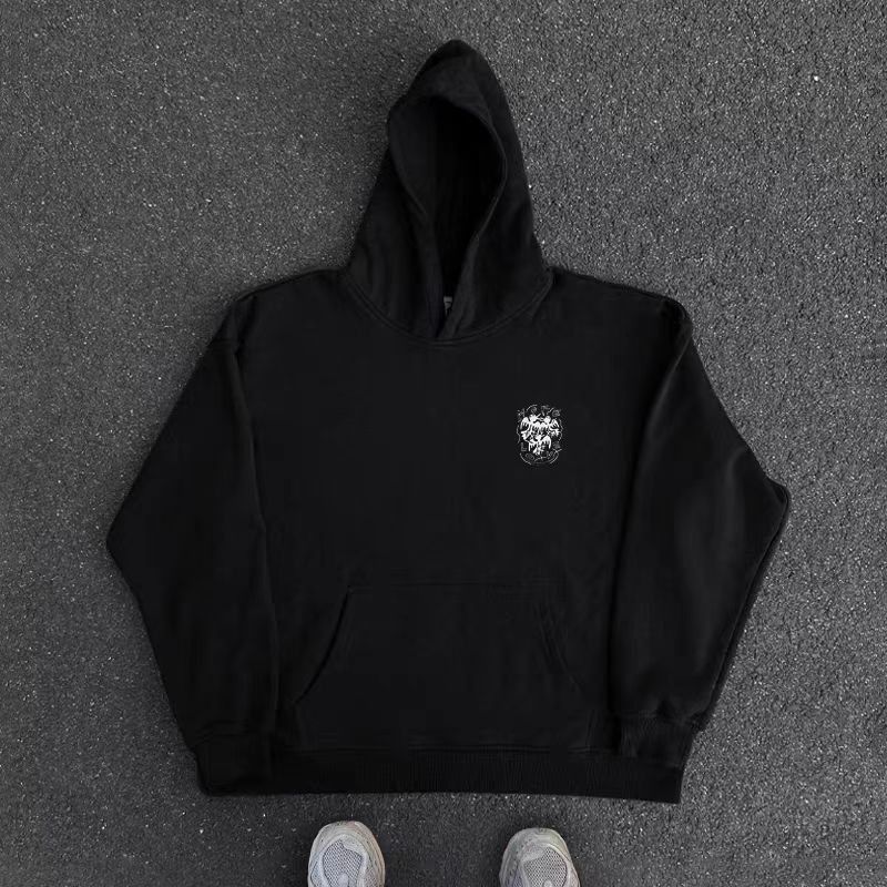 Japanese Brand Vintage Street Hip Hop Print Hooded Sweatshirt Size US L / EU 52-54 / 3 - 2 Thumbnail