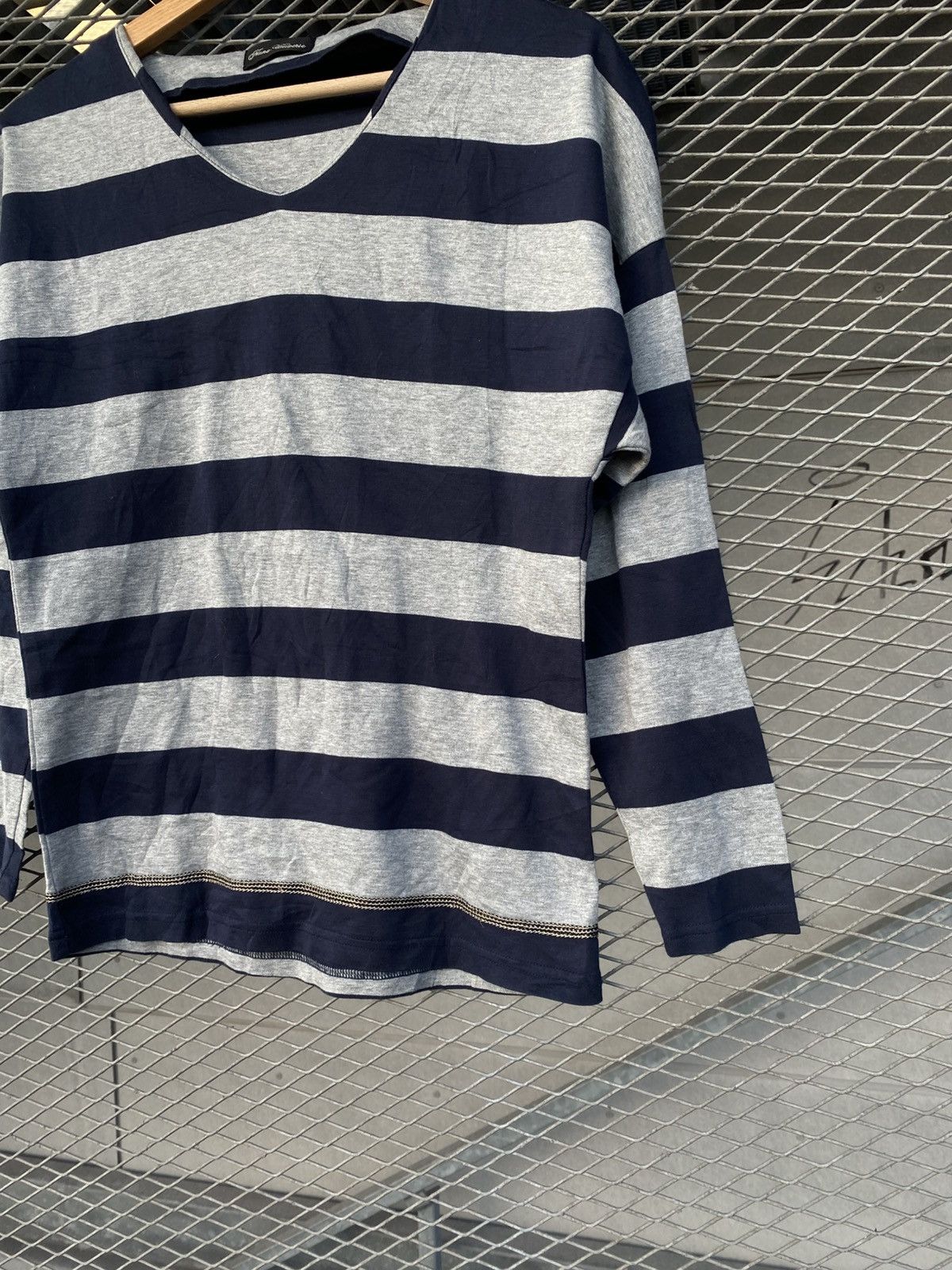 Nano Universe Stripe Y2K Longsleeve
