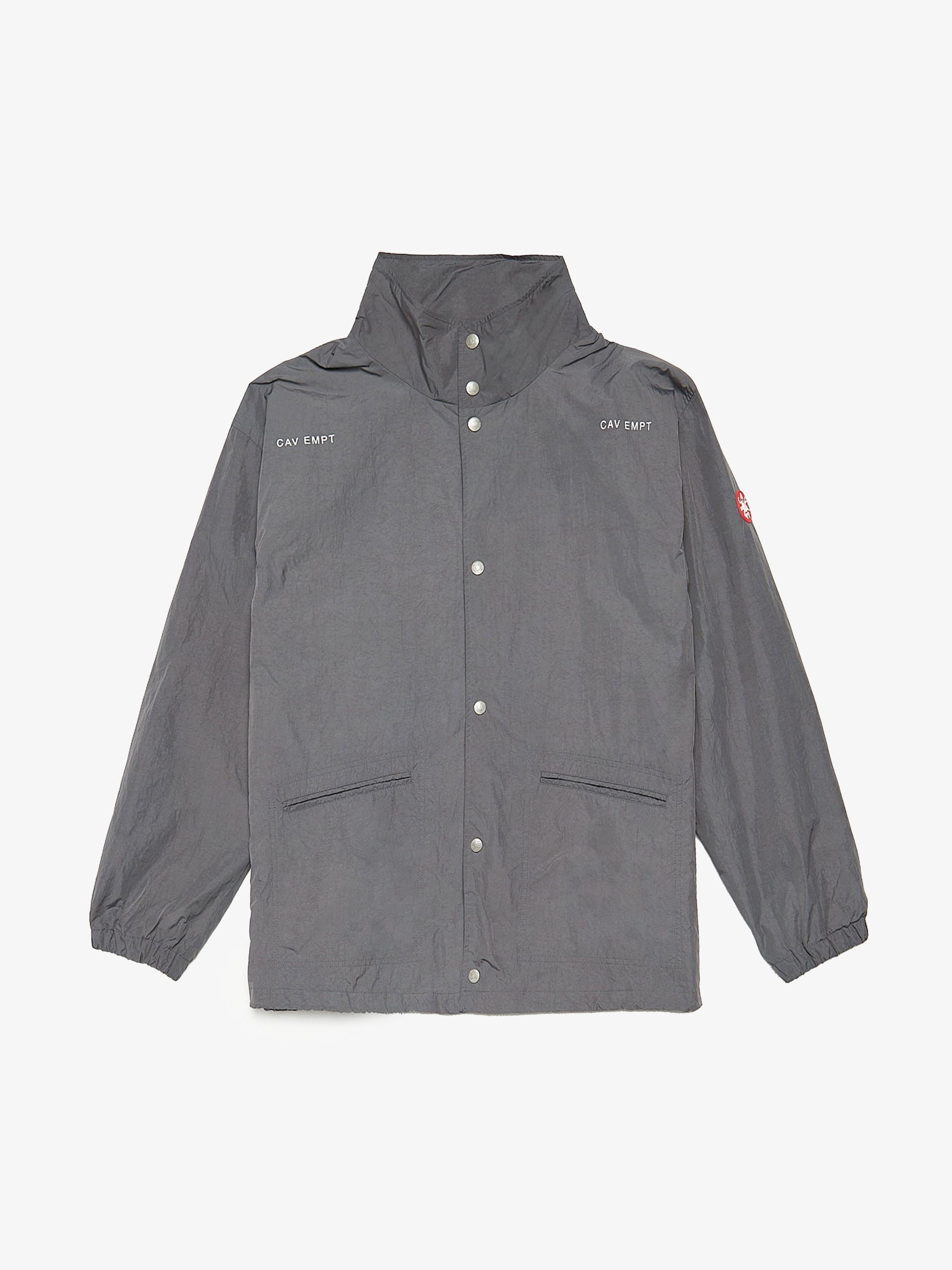 Cav Empt S/S 2019 Bleached denim parka with microchip print