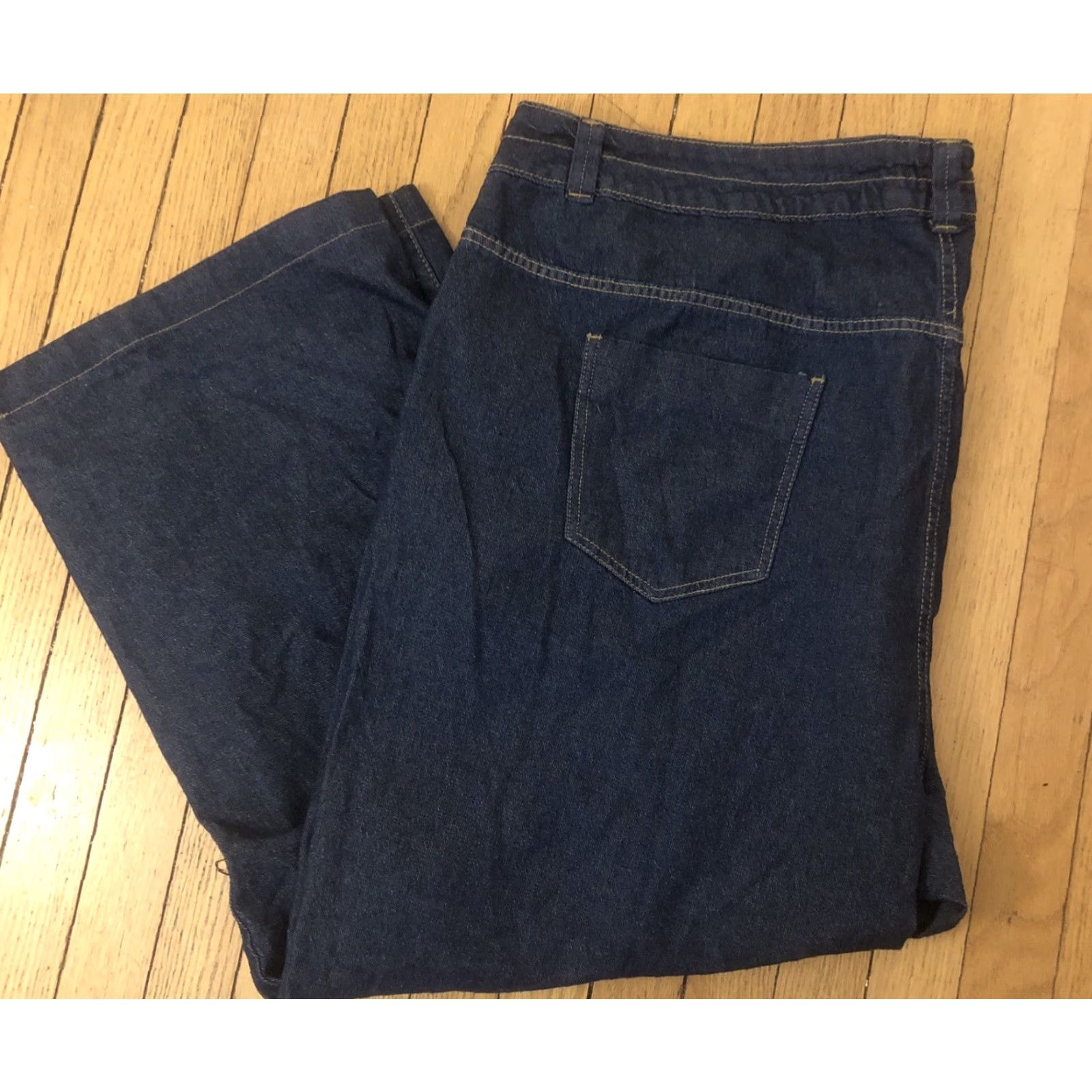 Vintage Woman Within Jeans 30W Plus Size Sz Womens Denim Blue Petite Size 30" / US 8 / IT 44 - 4 Thumbnail