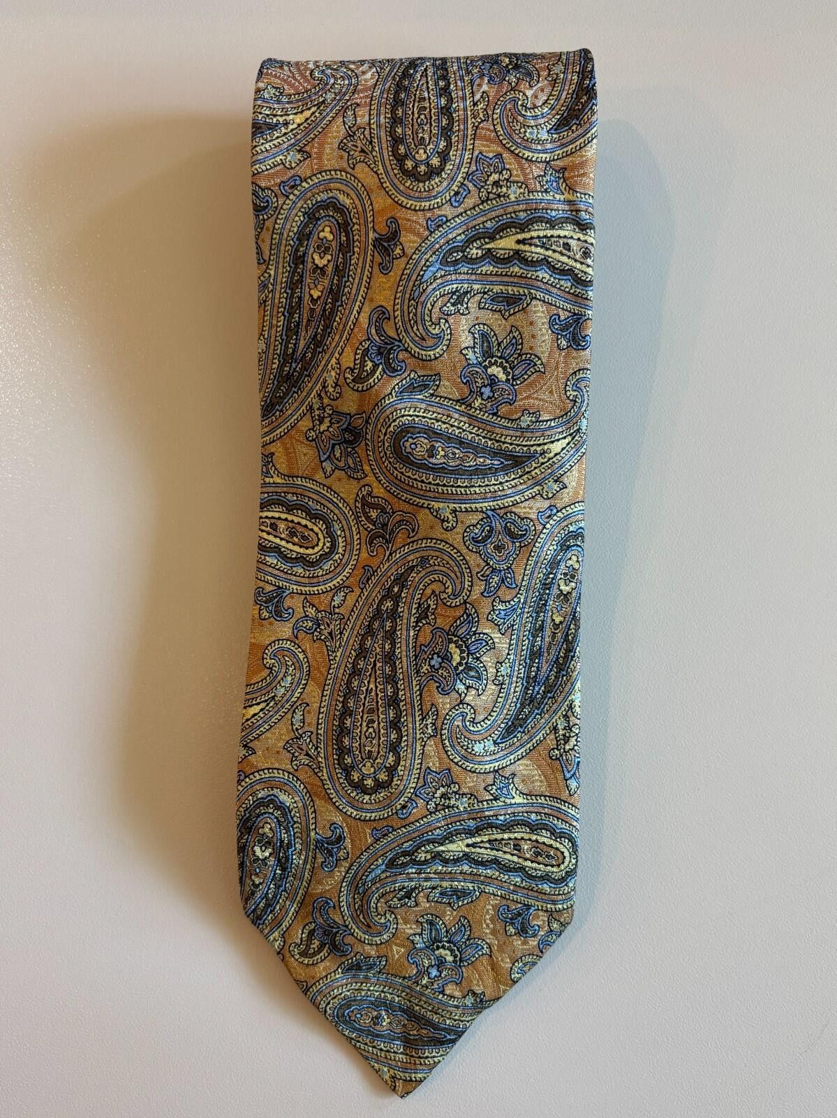Robert Talbott Robert Talbott Seven Fold Tie Silk Paisley Luxury Hand Sewn Size ONE SIZE - 3 Thumbnail