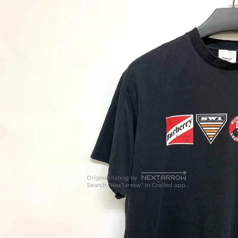 Burberry Burberry Black Cotton Men's T. Size US M / EU 48-50 / 2 - 3 Thumbnail