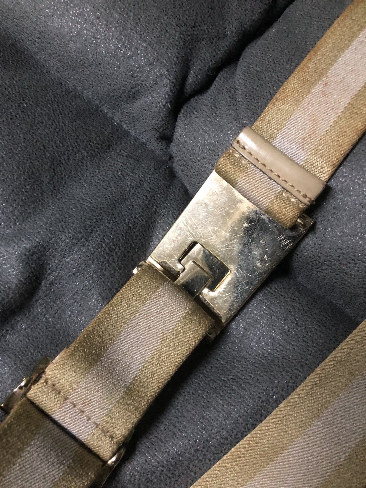 Gucci × Vintage Vintage Gucci Belt Elastic Stretchable Unisex Size ONE SIZE - 5 Thumbnail