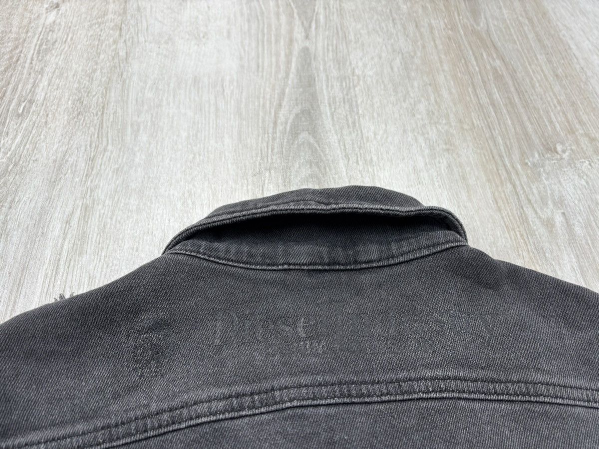 Diesel Womens denim jacket Diesel Size S/M Color Gray Size M / US 6-8 / IT 42-44 - 11 Thumbnail