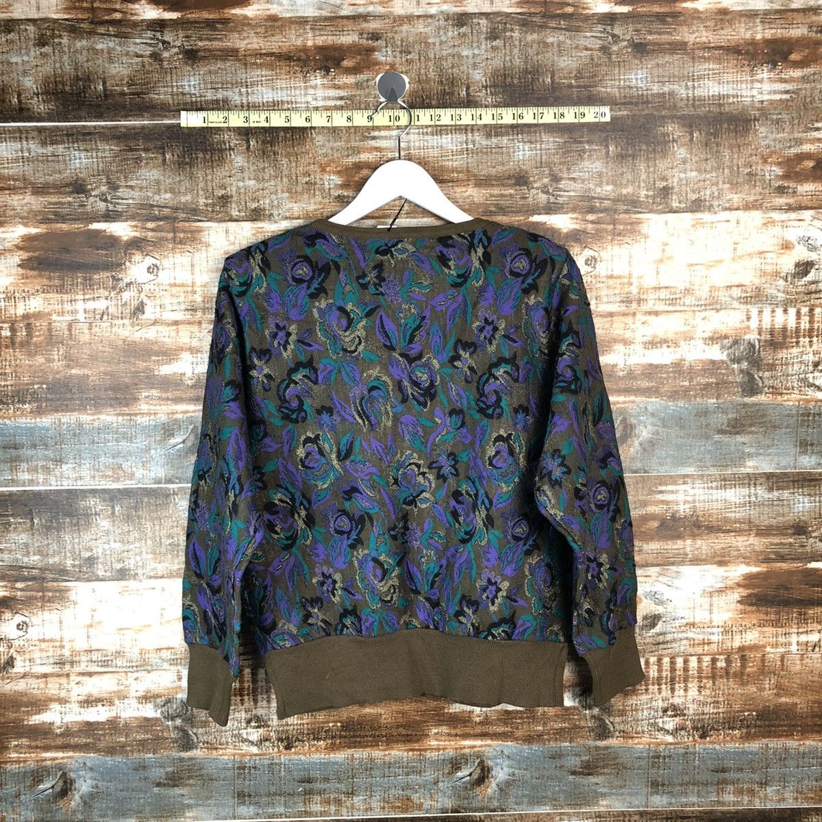 Japanese Brand Japan vintage art Purple Knitwear #A2051 Size S / US 4 / IT 40 - 11 Thumbnail