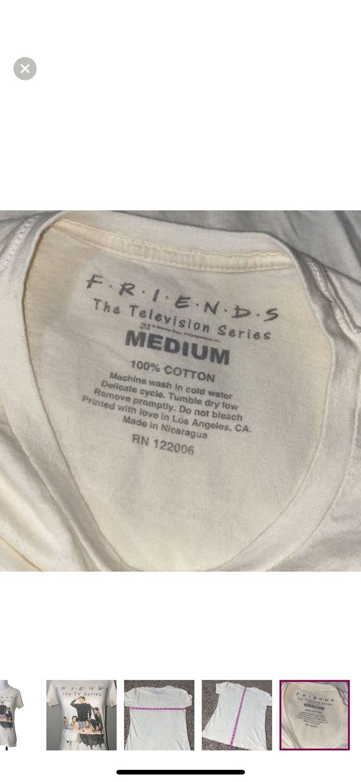 Warner Bros Warner bros FRIENDS medium graphic tee Size M / US 6-8 / IT 42-44 - 4 Thumbnail