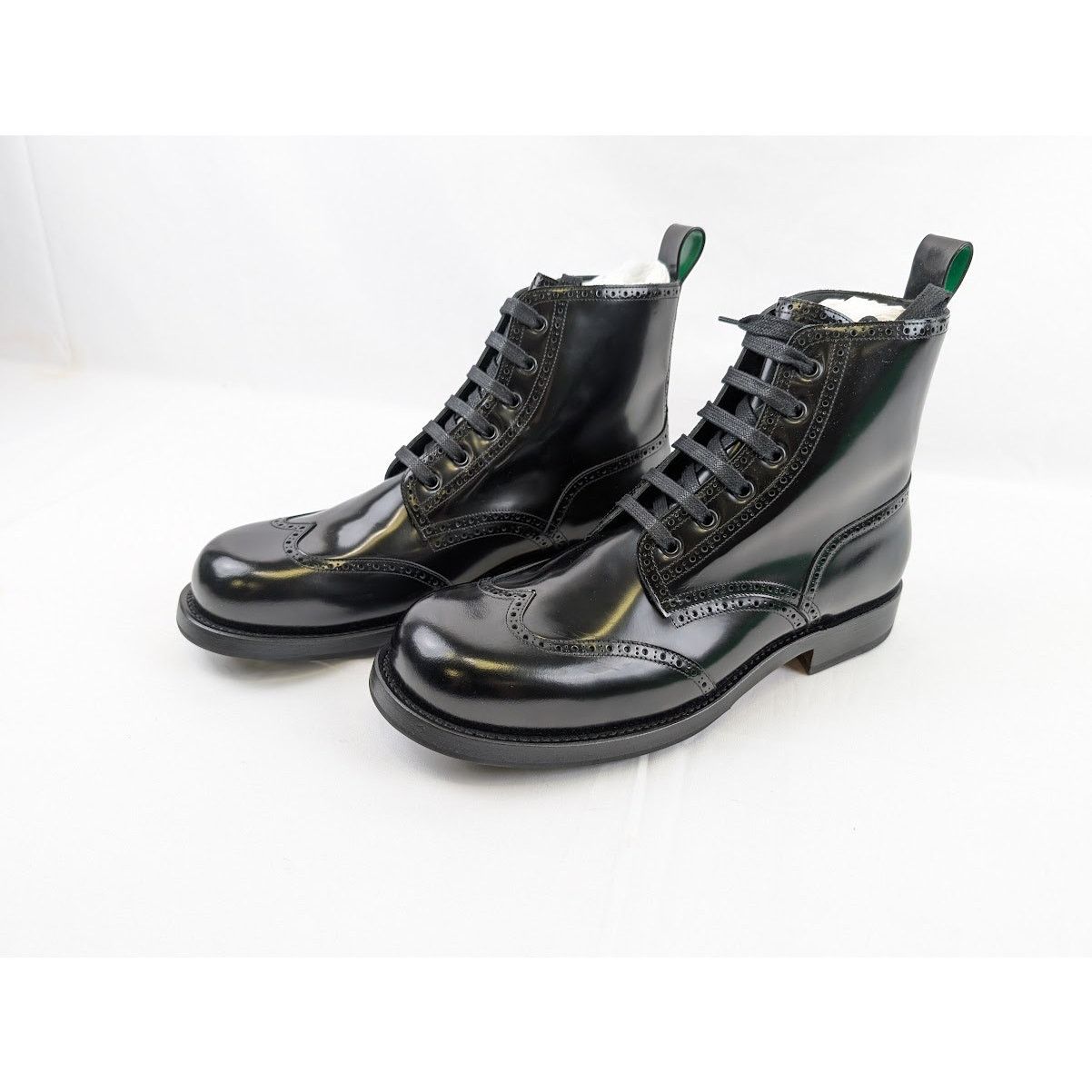 Bottega Veneta o1rshd1 Q:2 / Gloss Vinyl Wardrobe Ankle Boots in Black Size US 11 / EU 44 - 14 Thumbnail