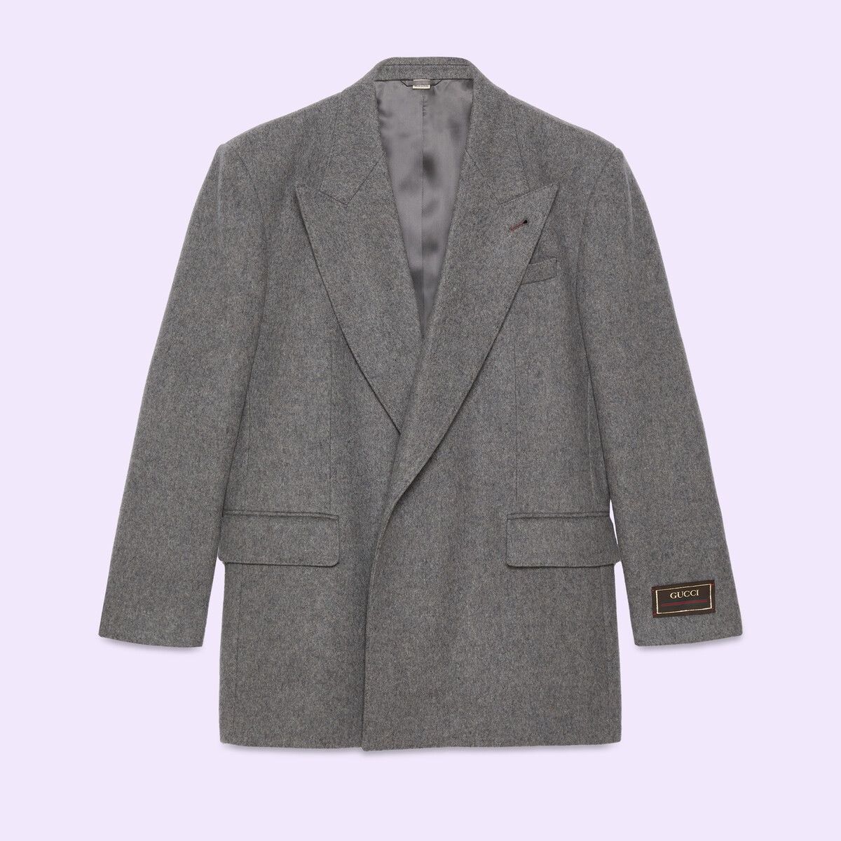 o1s1wg110125 Wool Cashmere Formal Jacket in Dark Grey