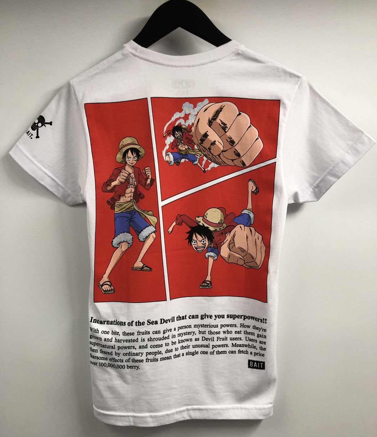 FR2 × One Piece Fr2 X One Piece Luffy Caution White T Shirt