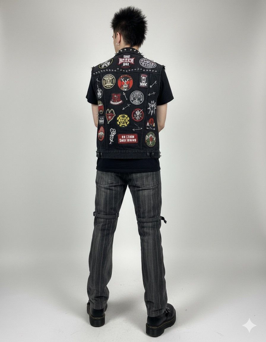 If Six Was Nine 🔥Sun Faded Caravan Punk Seditionaries Bondage Pant Size US 28 / EU 44 - 2 Thumbnail