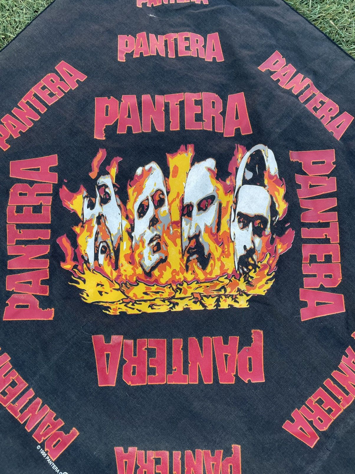 Other Vintage 1995 Band Pantera Concert Bandana 20x20 USA Size 26 - 2 Thumbnail