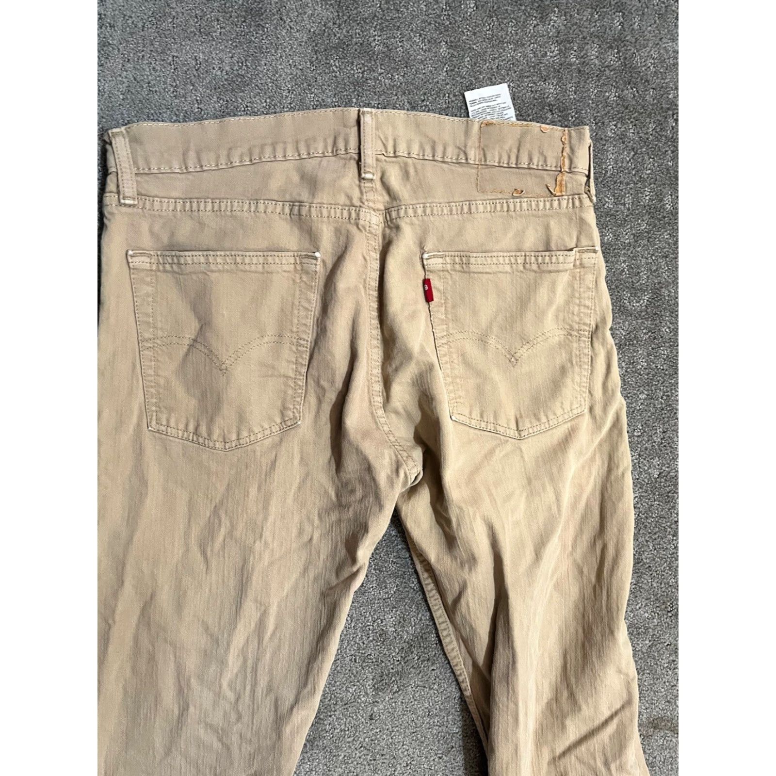 Levi's Levi's Jeans Beige 514 Straight 32x32 Regular Mens Size US 32 / EU 48 - 2 Thumbnail