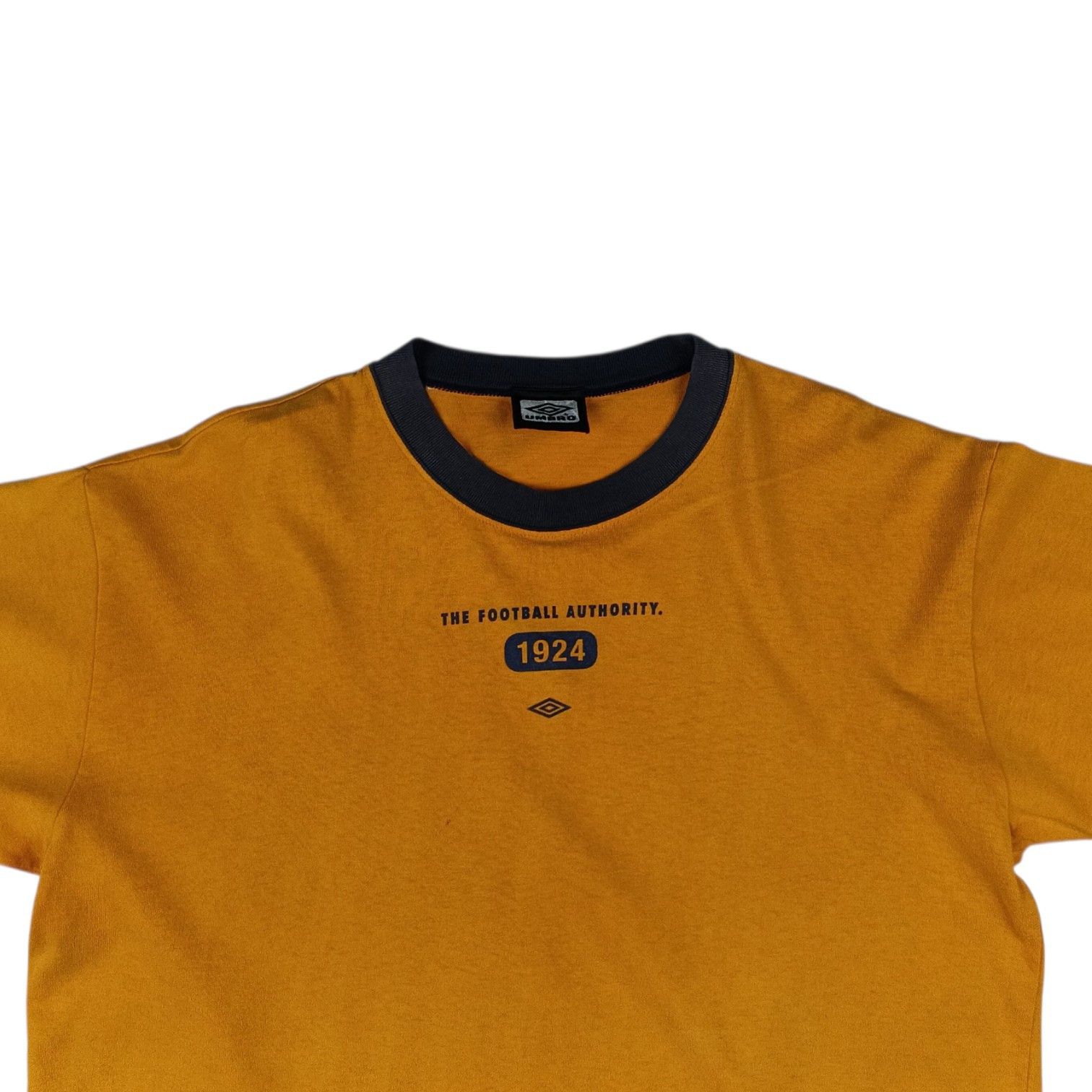 Umbro 90's UMBRO 1929 The Football Authority Soccer Ringer T-Shirt Size US M / EU 48-50 / 2 - 4 Thumbnail