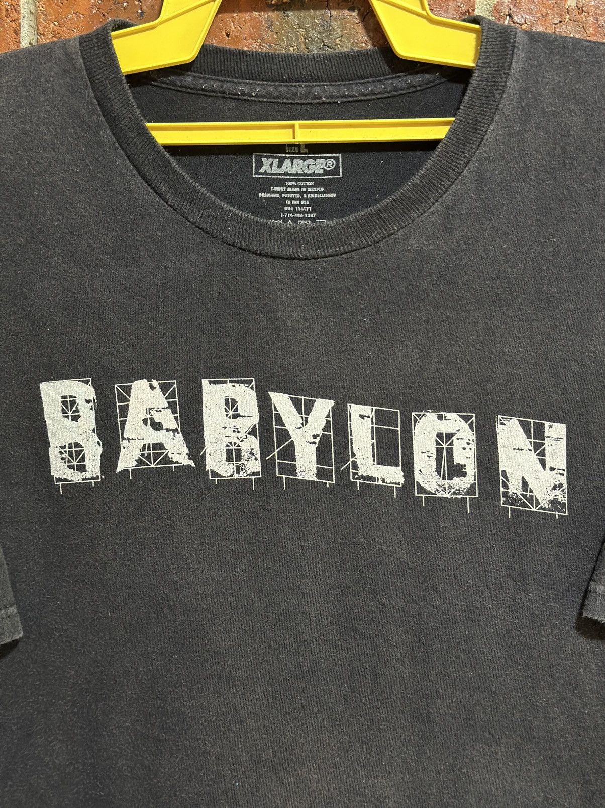 Vintage Vintage X-Large Babylon Faded Tee Size US L / EU 52-54 / 3 - 3 Thumbnail