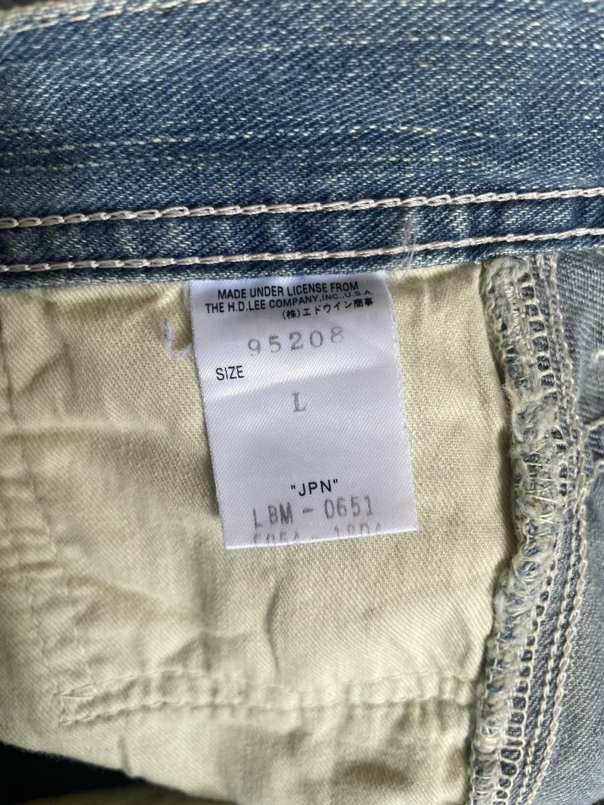 Designer × Lee × Vintage Lee junior vintage Size US 34 / EU 50 - 9 Thumbnail