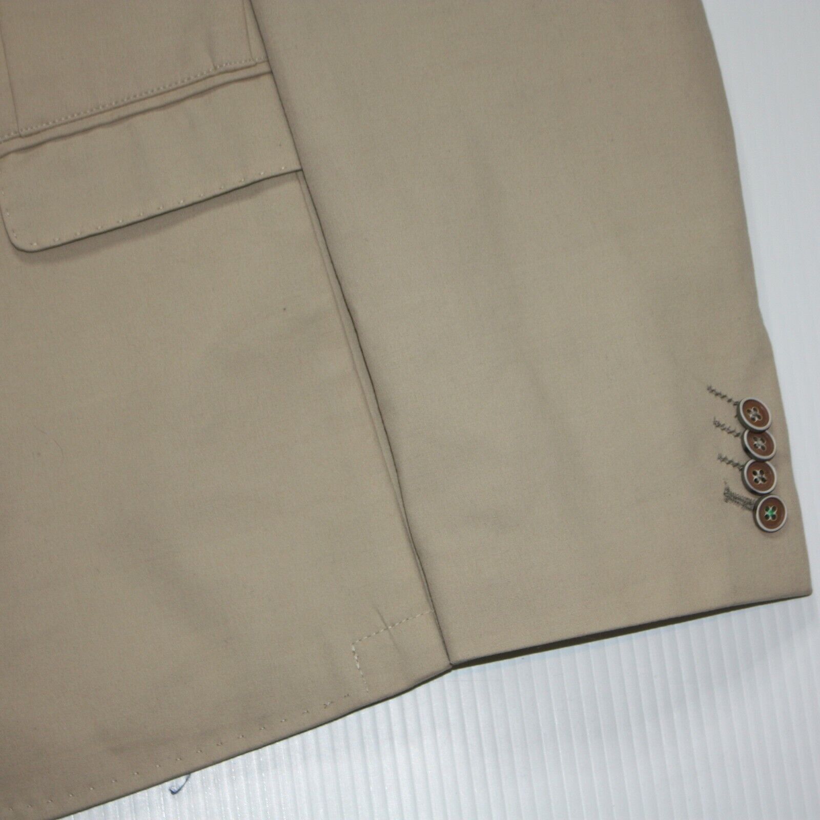 Mexx Light Beige Color Sport Coat Blazer Jacket size US 44 NWT Size 44R - 3 Thumbnail