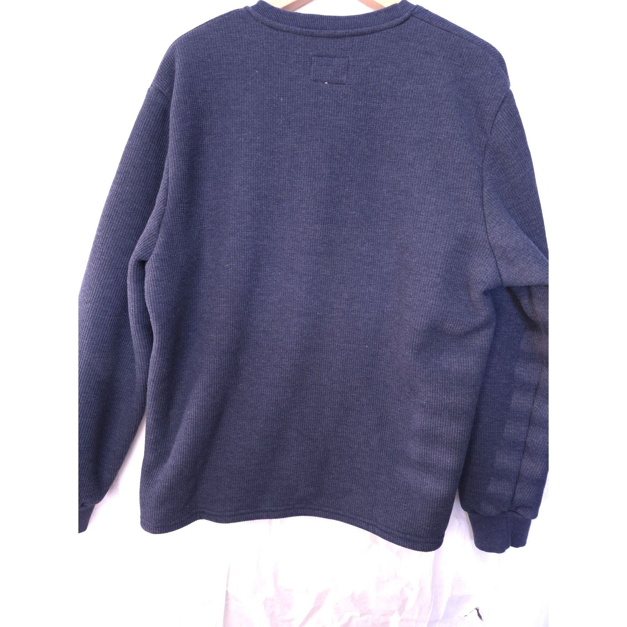 Coleman Coleman Men's Henley Fleece-Lined Pullover Dark Blue Size XL Size US XL / EU 56 / 4 - 5 Thumbnail