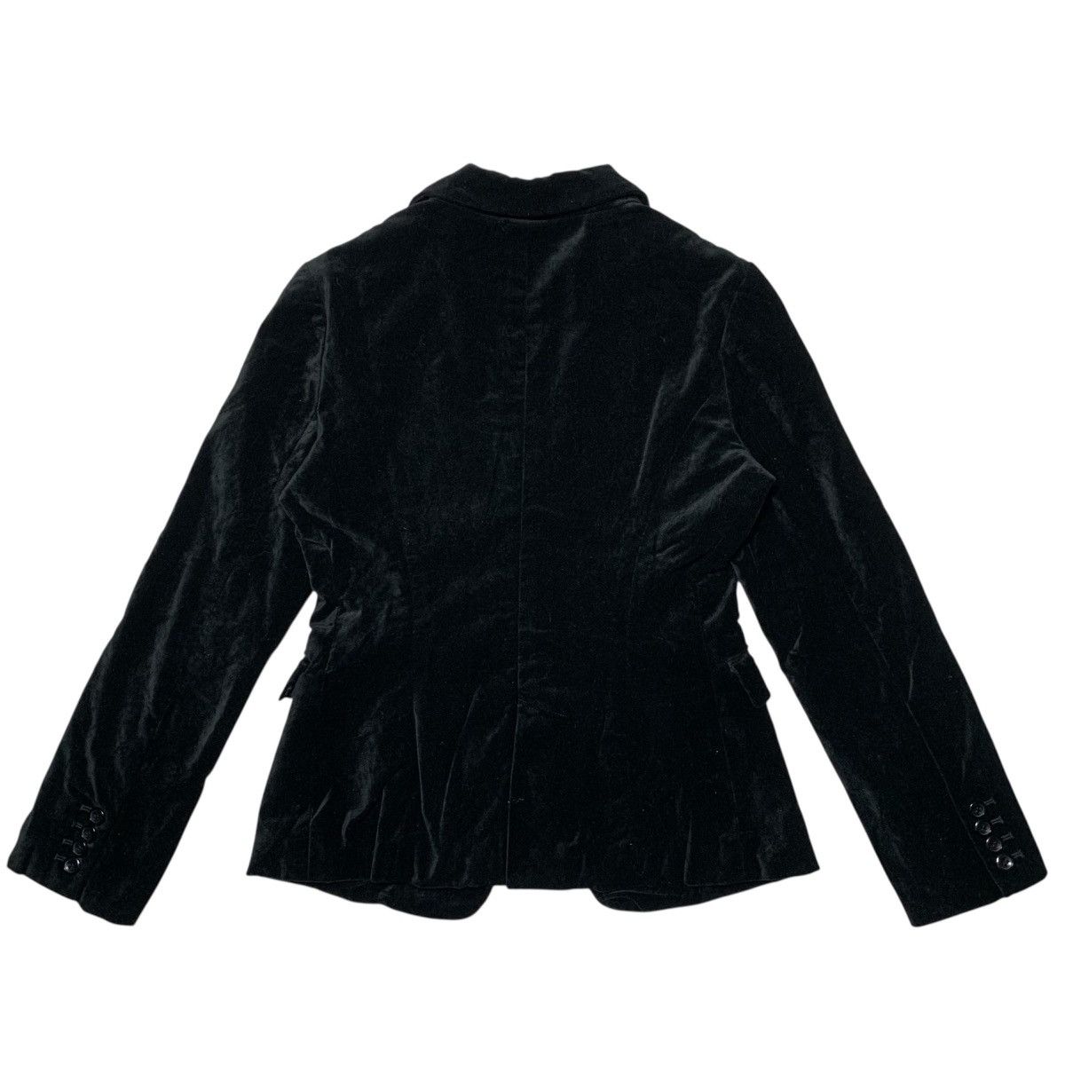 Japanese Brand × Vintage Vtg 90s Cecil McBee Velvet Formal Blazer Black Size US S / EU 44-46 / 1 - 9 Thumbnail