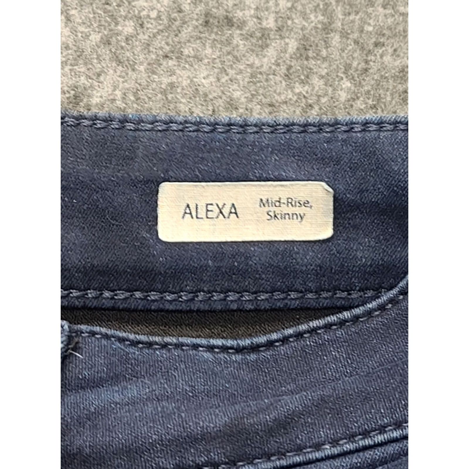 Mavi Mavi Jeans Womens 8 Skinny Fit Mid Rise Distressed Indigo Wash 28x28 Alexa Skinny Jeans Women Size 8 Slim Denim City Metal Preppy N/A Size 30" / US 8 / IT 44 - 2 Thumbnail