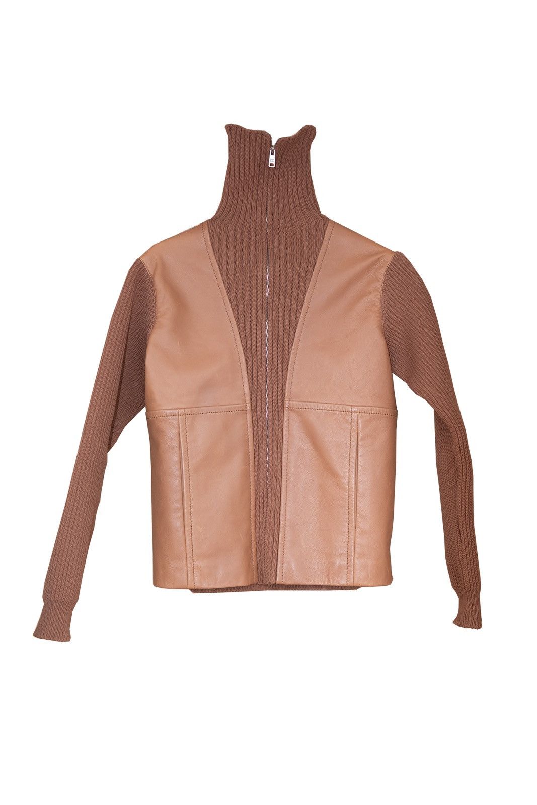 Prada Prada ribbed leather jacket Size US M / EU 48-50 / 2 - 1 Thumbnail