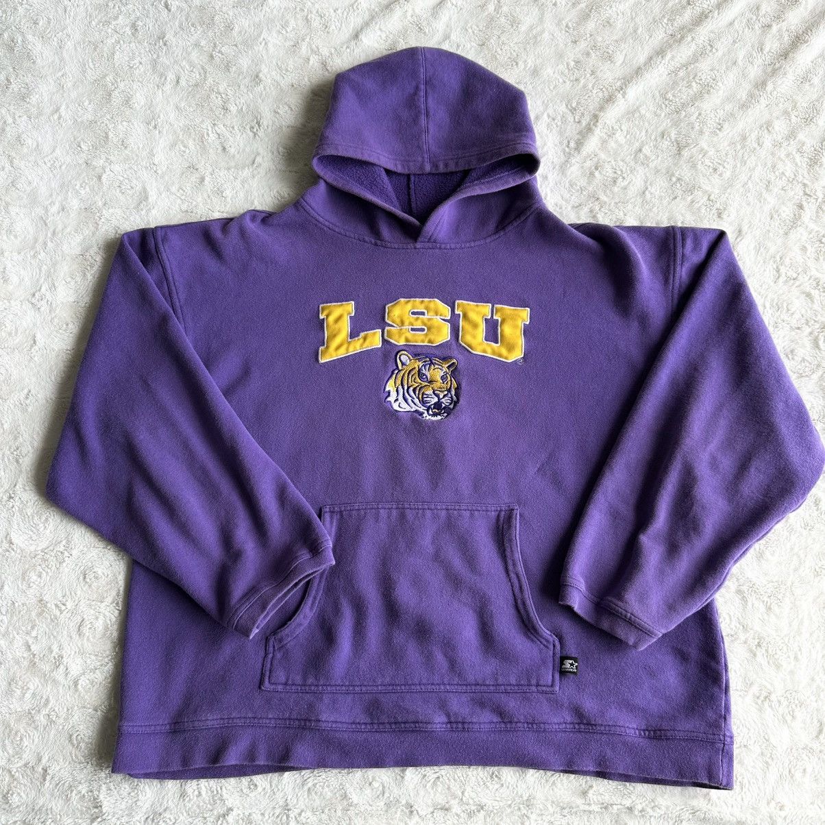 Starter Vintage LSU Hoodie Sweatshirt Mens XL Tigers Starter 90s Vtg Size US XL / EU 56 / 4 - 1 Thumbnail