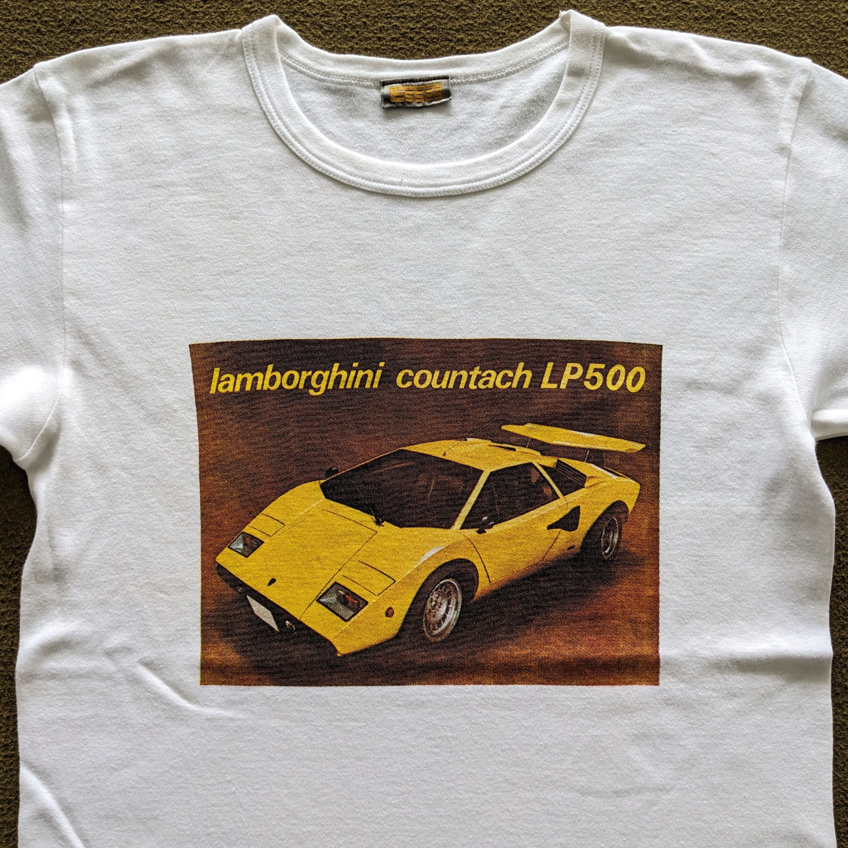 Vintage Vintage 90's Lamborghini Countach LP500 Classic Car T-shirt Size US XS / EU 42 / 0 - 2 Thumbnail