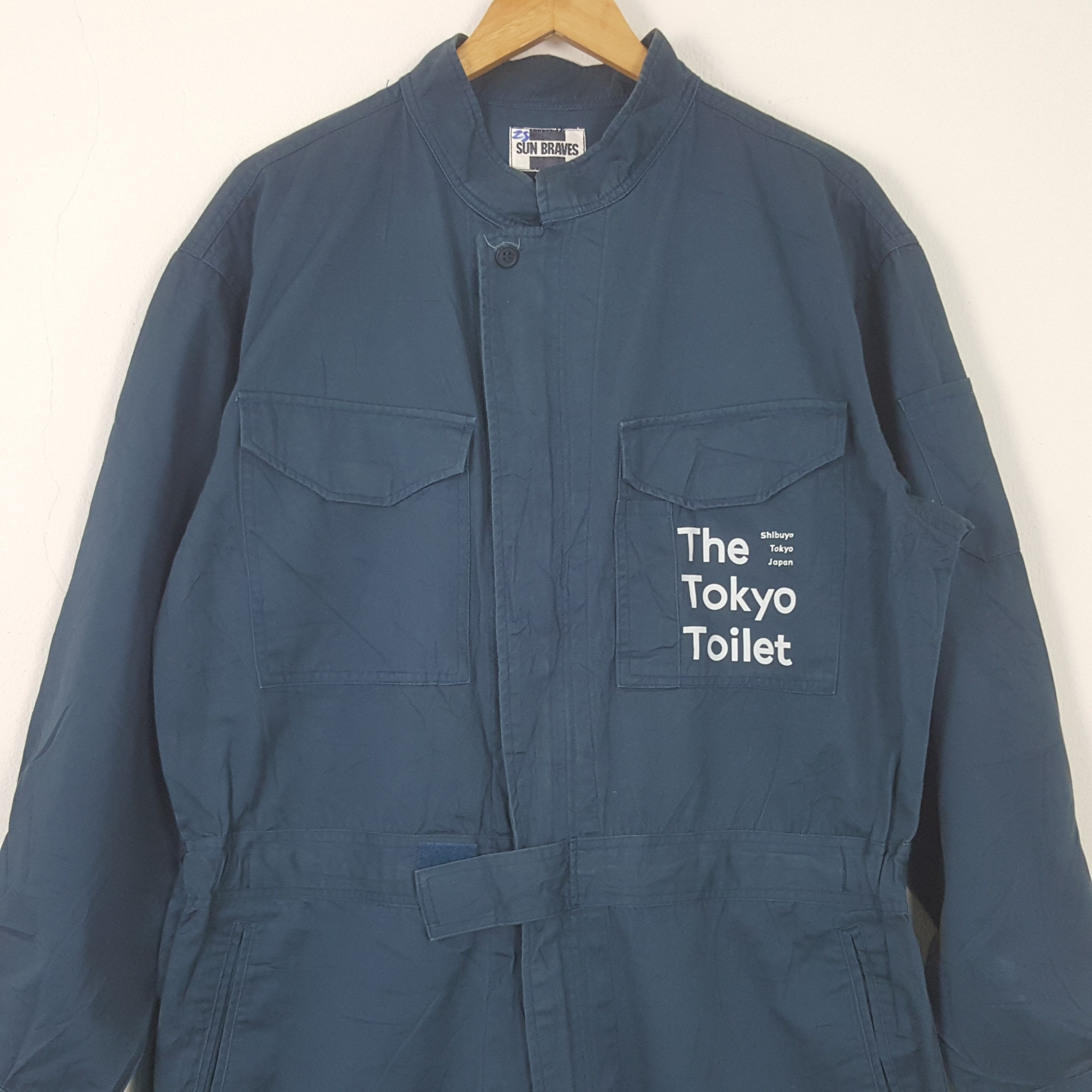Japanese Brand Vintage The Tokyo Toilet Japanese Brand Coverall Jacket RR14 Size US L / EU 52-54 / 3 - 5 Thumbnail