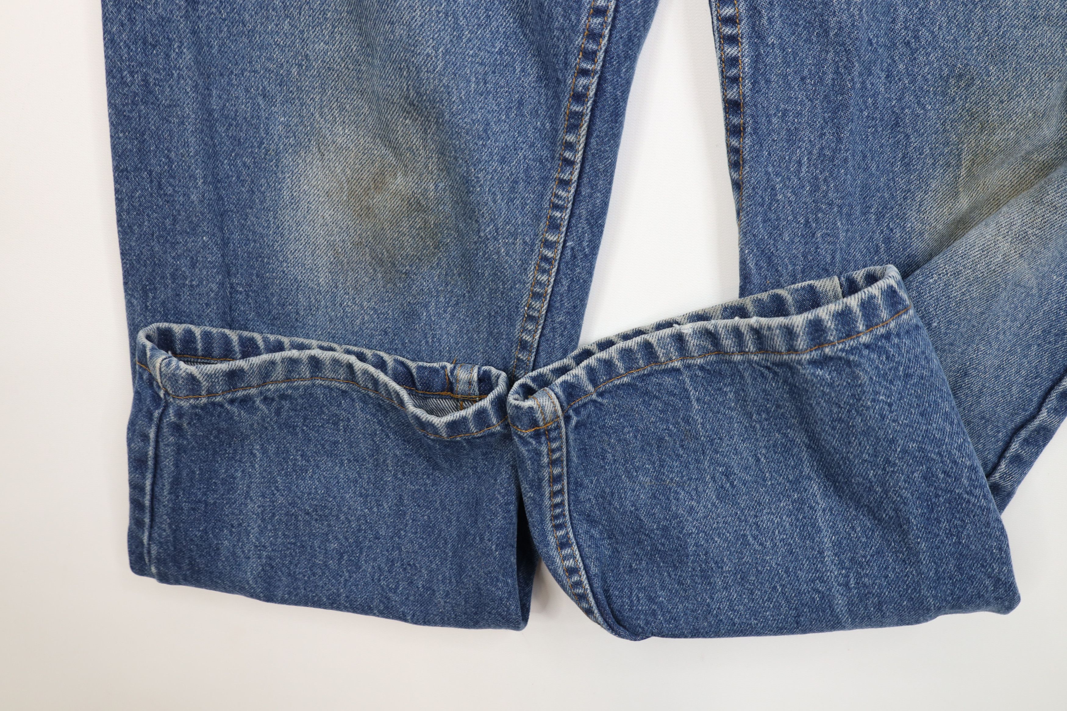 Vintage Vintage Streetwear Fire Flame Resistant Wide Leg Jeans Size US 38 / EU 54 - 7 Thumbnail