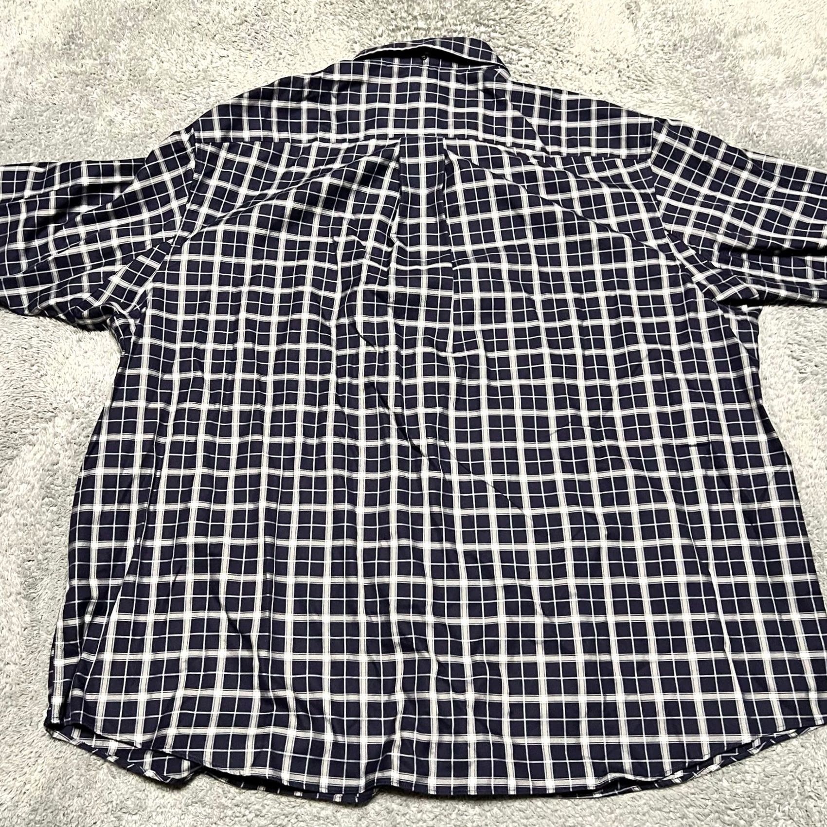Duluth Trading Company Duluth Trading Shirt Men 3XL Blue Plaid Magna Ready Wrinkle Fighter Short Sleeve Size US XXL / EU 58 / 5 - 5 Thumbnail