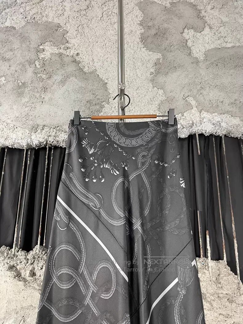 Hermes Hermes Silk long dress Size 42" / US 20 - 3 Thumbnail