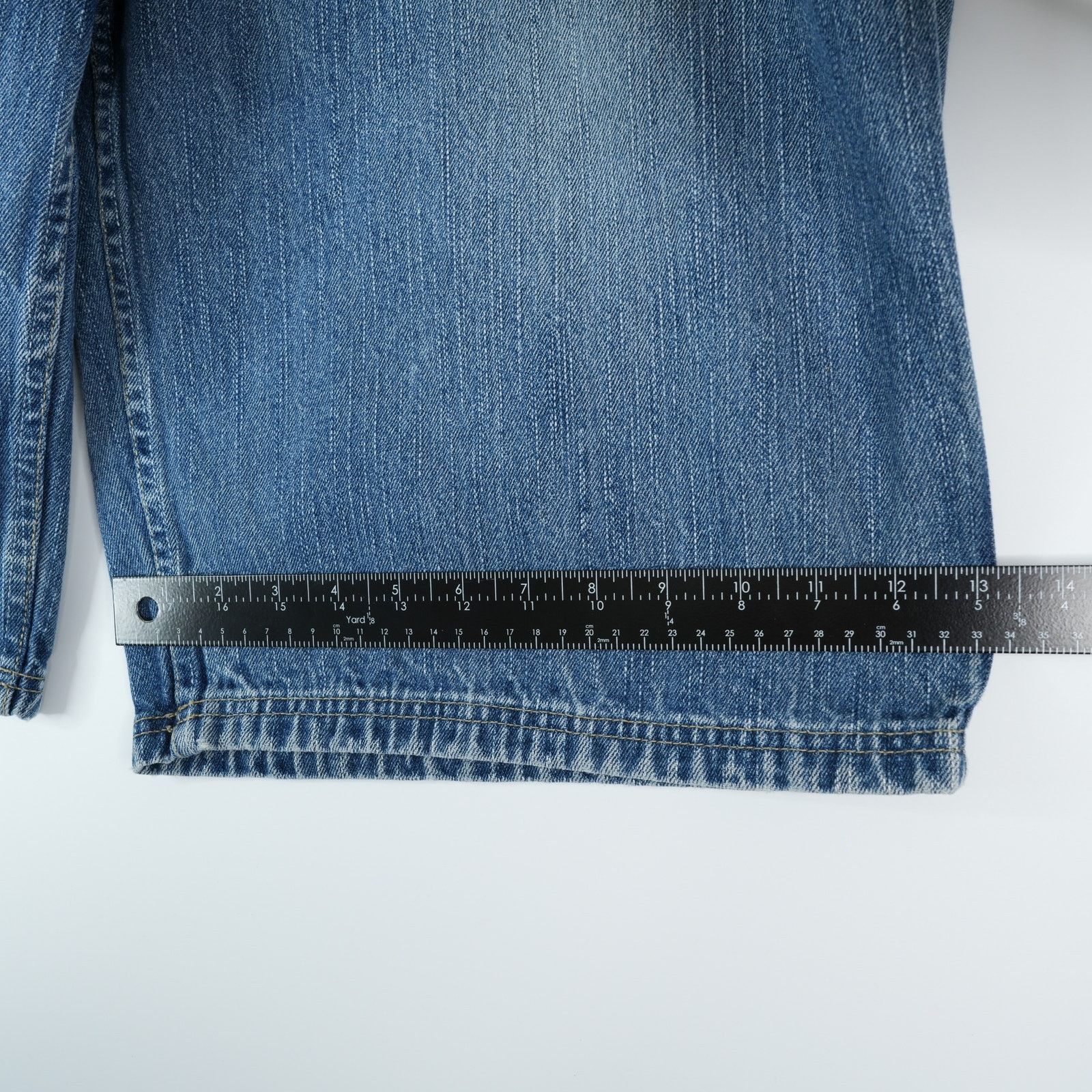 Makaveli Makaveli Tupac Jean Shorts Mens 40x14 Blue Jorts Baggy Y2K Size US 40 / EU 56 - 13 Thumbnail