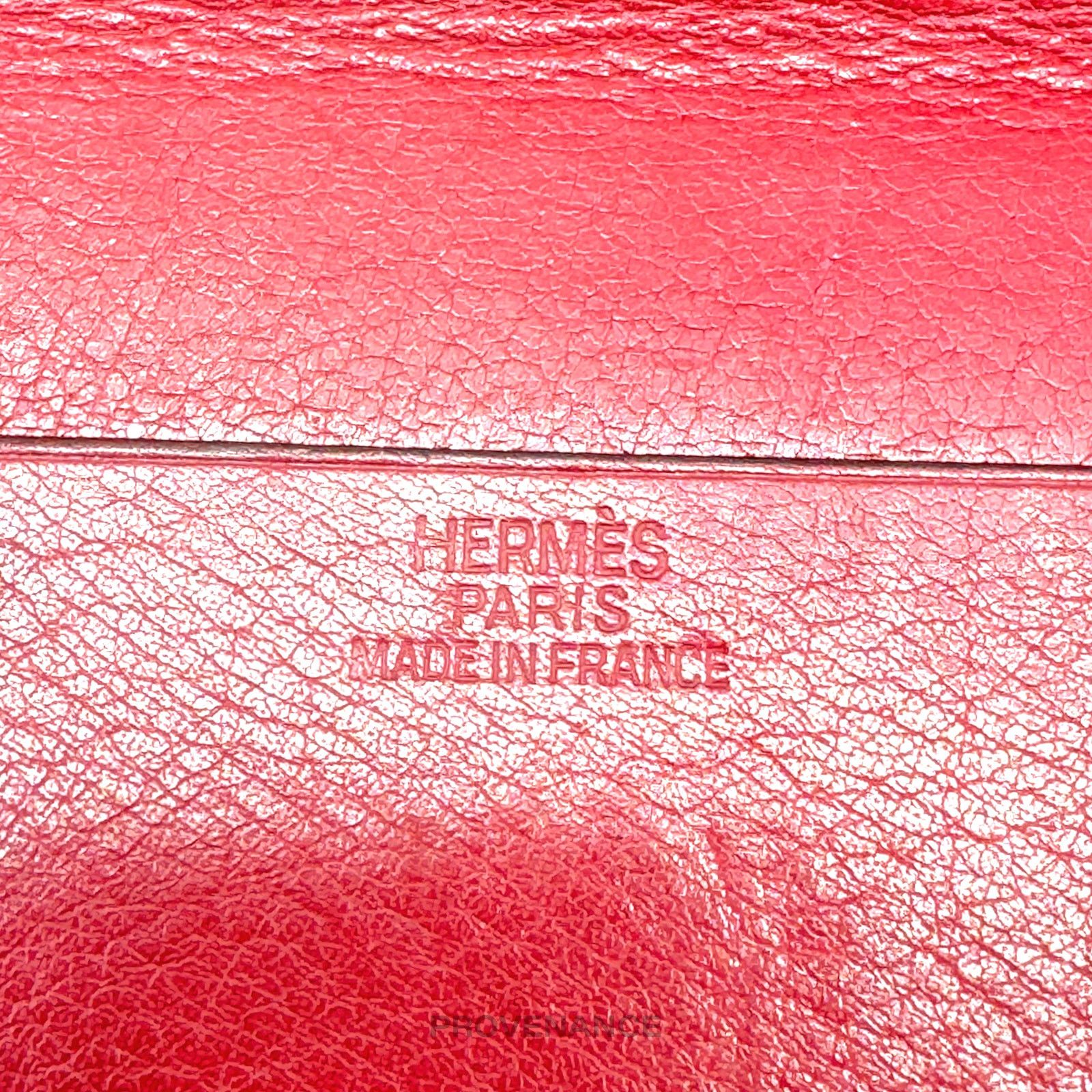 Hermes 🔴 Hermès CardholderWallet - Red Box Calfskin Leather Size ONE SIZE - 6 Thumbnail