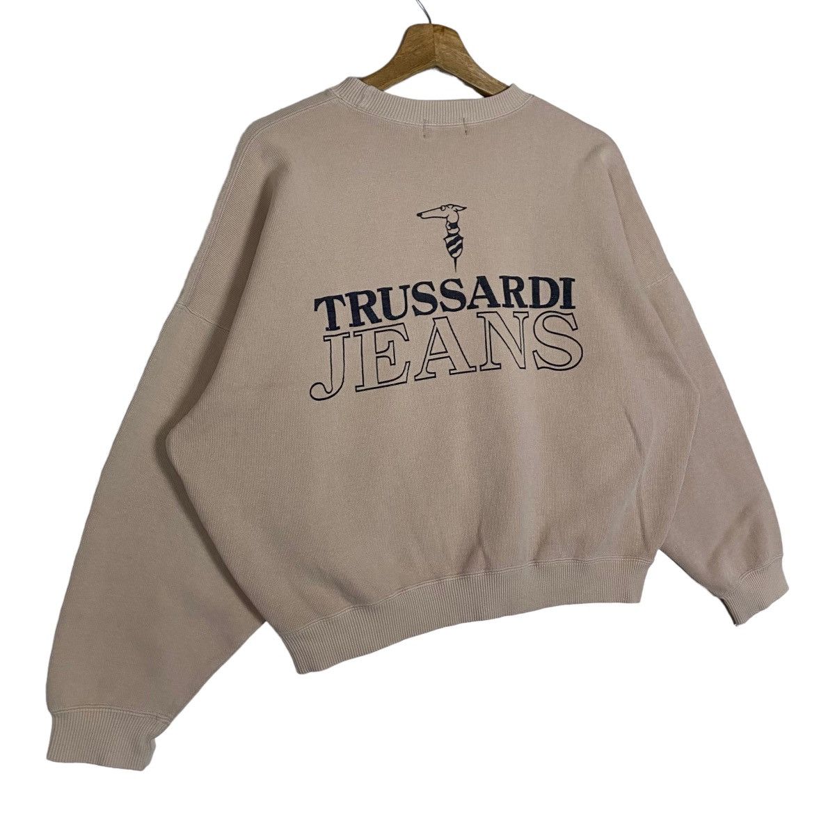 Trussardi Vintage Trussardi Spell Out Pullover Jumper Womenswear Size M / US 6-8 / IT 42-44 - 6 Thumbnail