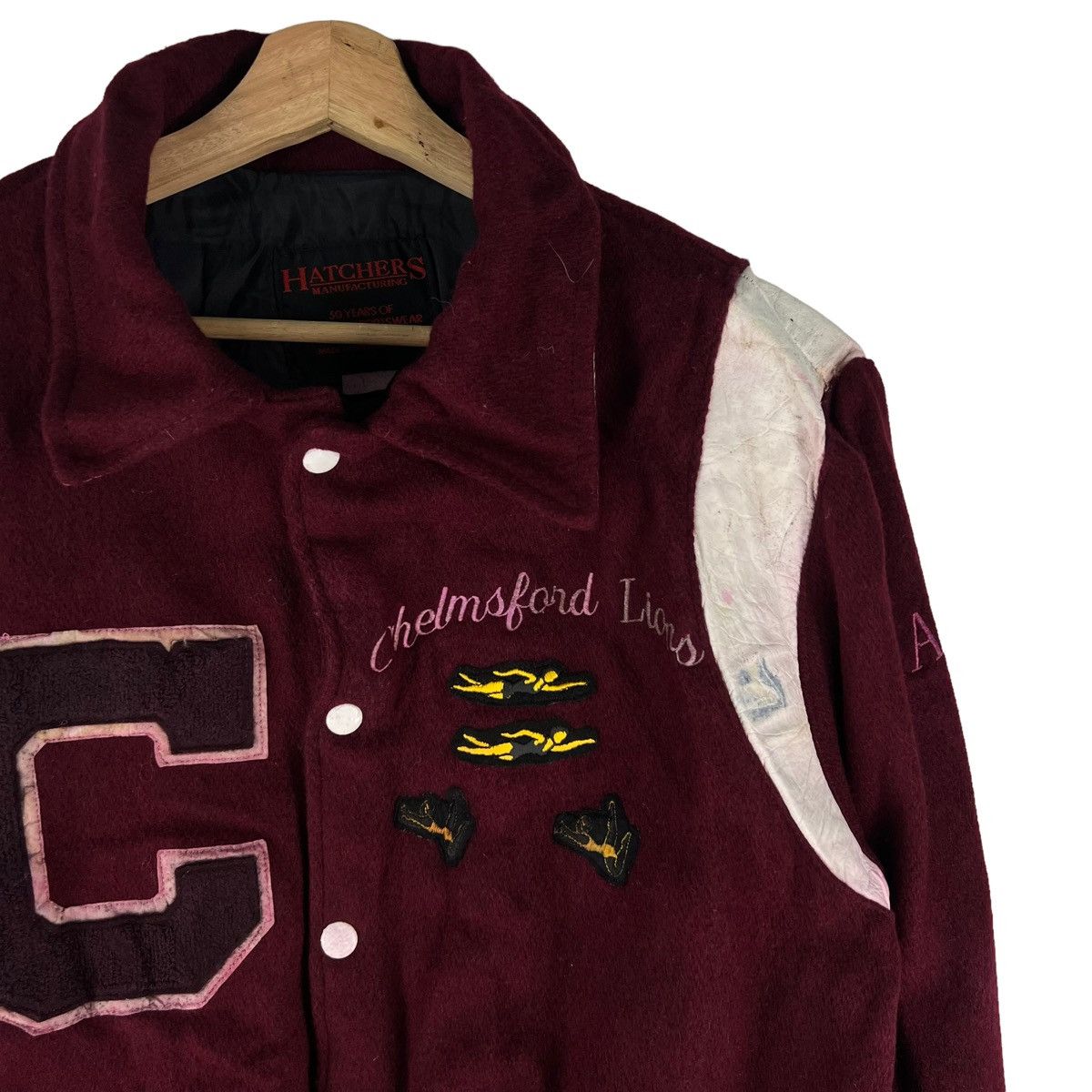 Vintage 🔥VINTAGE VARSITY JACKET HATCHERS SPORTSWEAR BOSTON USA Size US M / EU 48-50 / 2 - 5 Thumbnail