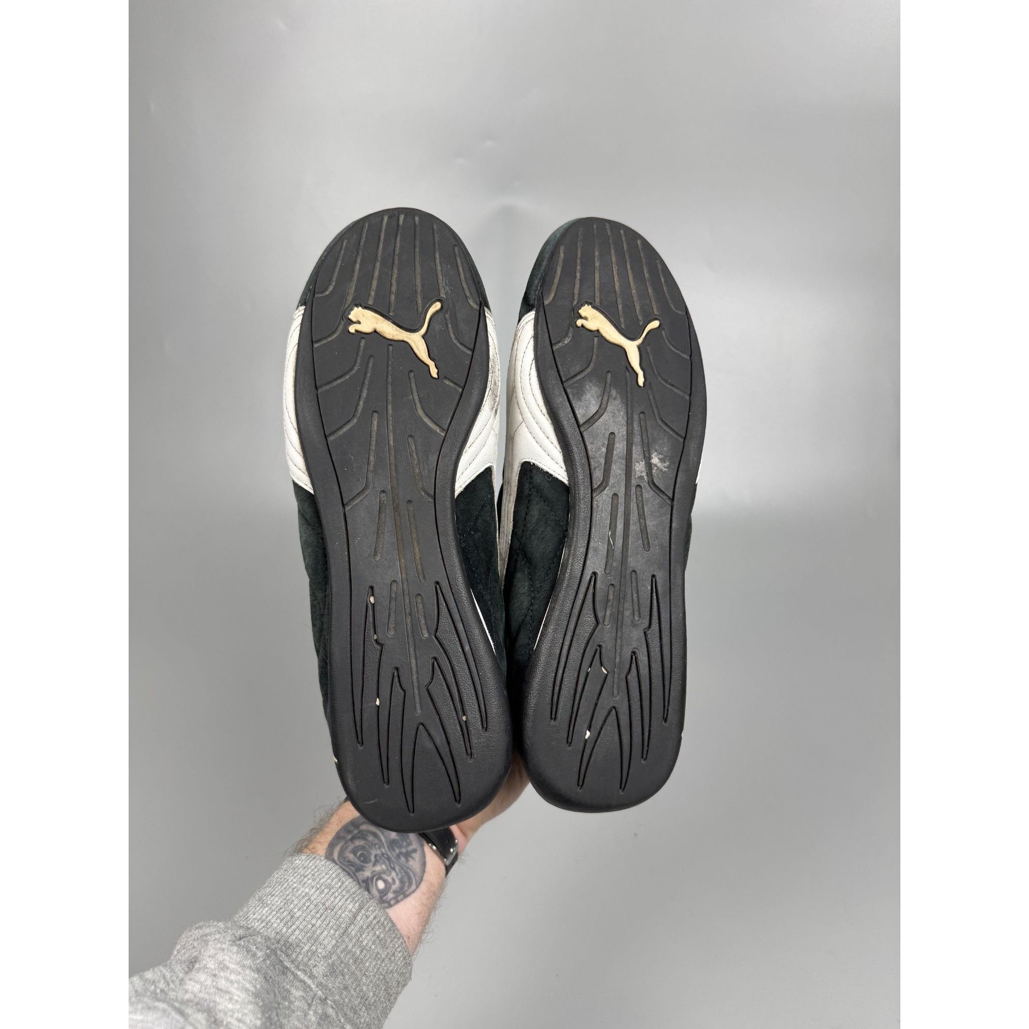 Puma Puma Speed Cat Vintage Black Suede Sneakers (Y1168) Size US 7.5 / EU 40-41 - 10 Thumbnail