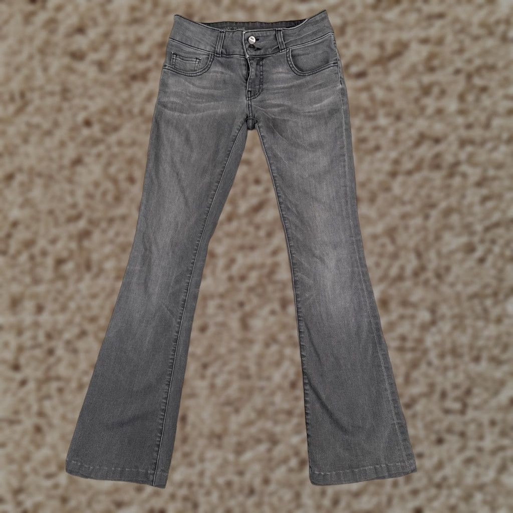 Vans VANS Jeans Women Skinny 5 Black Denim Low Rise 28x30 Stretch Distressed Zipper 5-Pocket Design Vintage? No Size 27" / US 4 / IT 40 - 1 Thumbnail