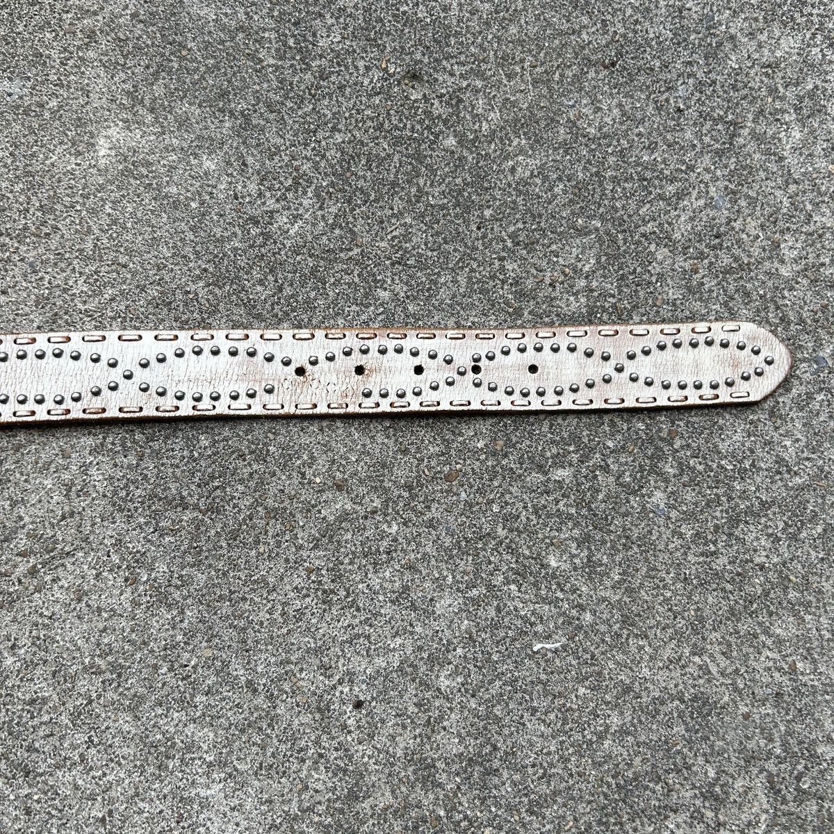 Vintage Vintage studded leather belt (K-a-p-i-t-a-l Style) Size ONE SIZE - 11 Thumbnail
