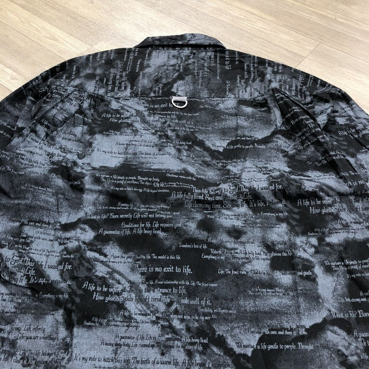 If Six Was Nine × Japanese Brand × Le Grande Bleu (L.G.B.) 2000s Slash Number H Anarchy Punk Lgb Style Button Shirt Size US M / EU 48-50 / 2 - 17 Thumbnail