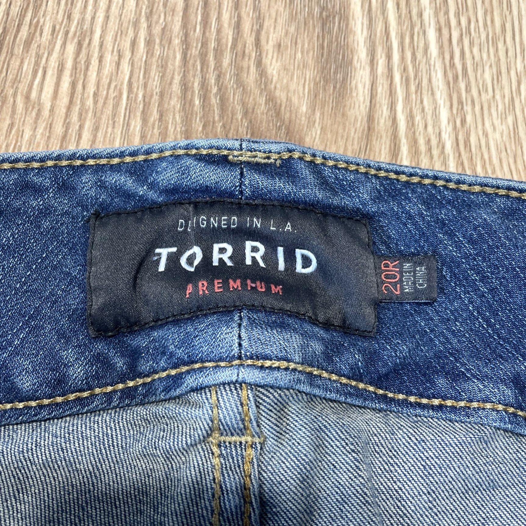 Torrid VINTAGE Torrid Plus Size Jeans Womens Jegging Stretch Blue Denim 20R Size 42" / US 20 - 4 Thumbnail