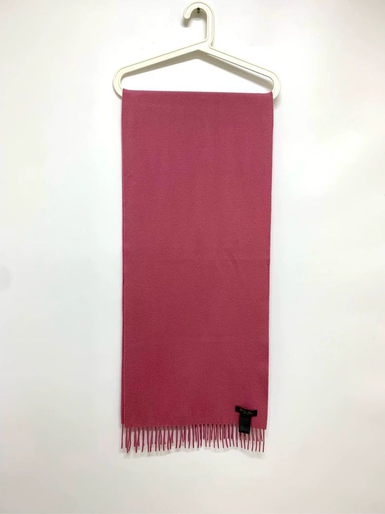 Loro Piana LORO PIANA A pink wool scarf Size ONE SIZE - 1 Thumbnail
