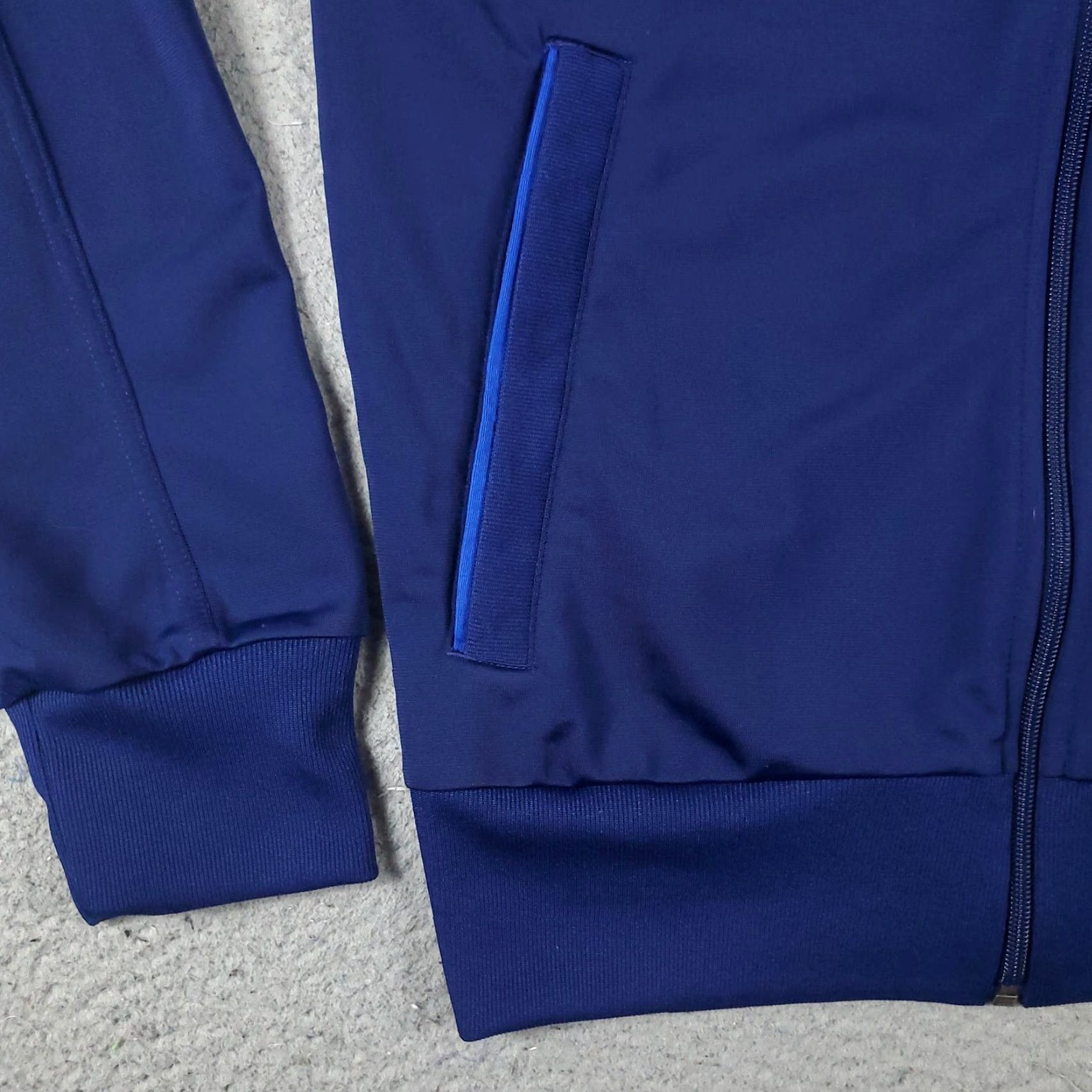 Adidas VINTAGE Adidas Jacket Mens Small Blue Kendall Full Zip Up Track Sweater Sweatshirt Size US S / EU 44-46 / 1 - 4 Thumbnail