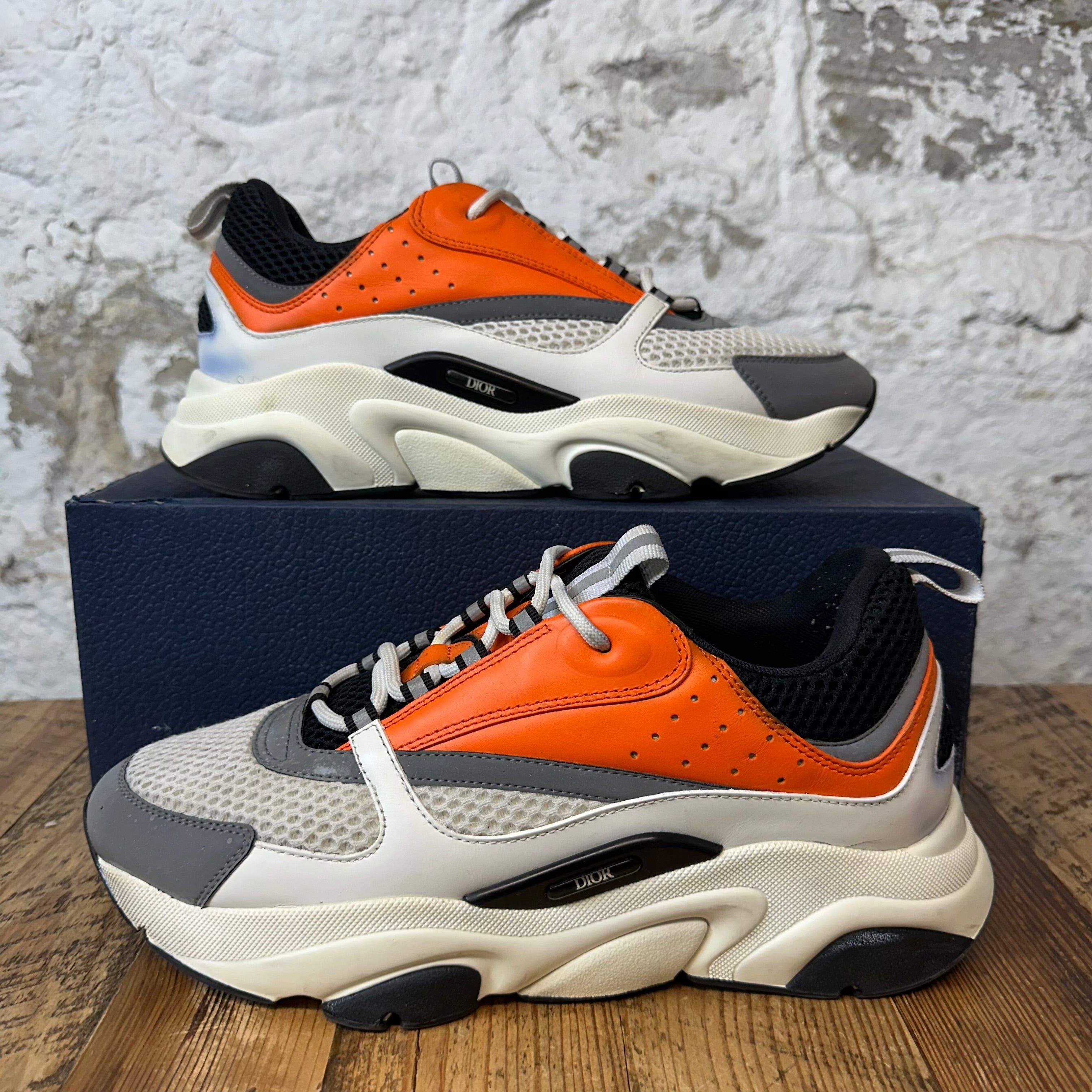 Dior Dior B22 Orange Black White Sneaker Sz 10 (43) Size US 10 / EU 43 - 1 Thumbnail